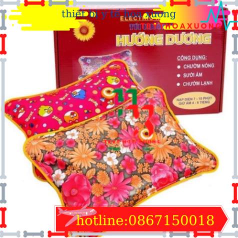[hàng Chính Hãng]Túi Chườm Nóng, Lạnh Đa Năng Hướng Dương Cỡ Nhỏ 24x28cm