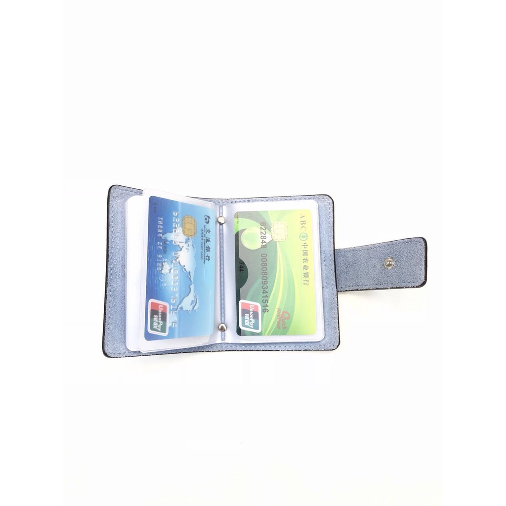 Ví Da Đựng Thẻ ID Phong Cách Hàn Quốc Cho Nam