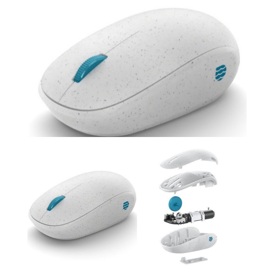Chuột không dây Microsoft Bluetooth Ocean Plastic Mouse - Hàng Chính Hãng