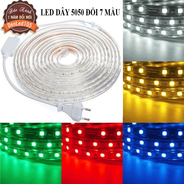 COMBO 10M-20M-30M LED DÂY 5050 ĐỔI 7 MÀU SIÊU ĐẸP.