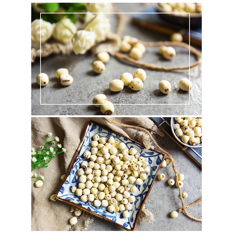 HẠT SEN KHÔ ĐỒNG THÁP - THƠM NGON - HẠT NẢY - 100G
