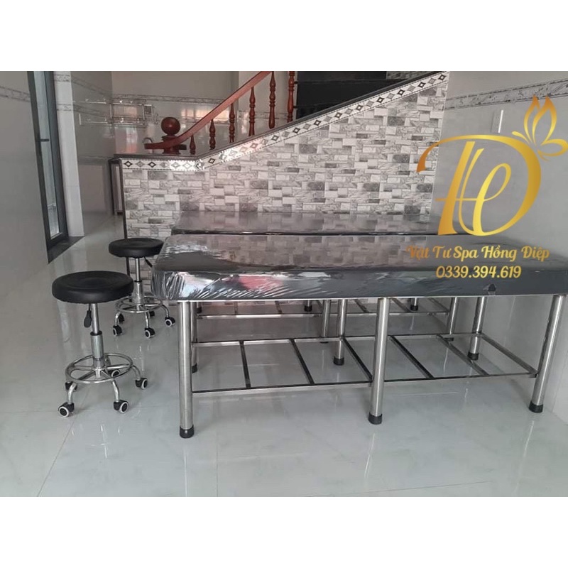 Giường Massage - Nối my chân inox giá tại xưởng