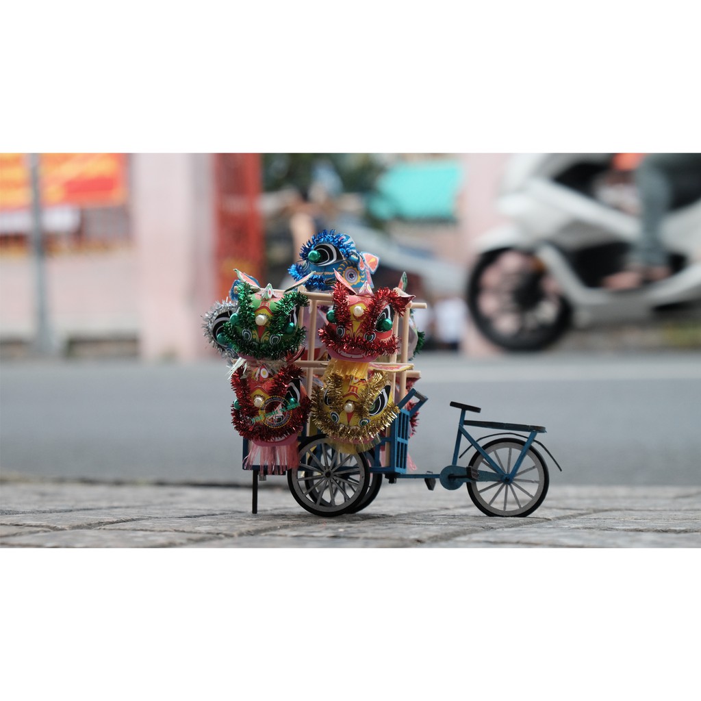 Mô Hình Xe Hàng Rong Sài Gòn Xưa Tí Hon - Xe Lân - HR11