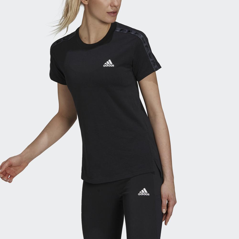 Áo Tee adidas TRAINING Nữ AEROREADY Designed 2 Move Cotton Touch Tee Màu đen GS1354