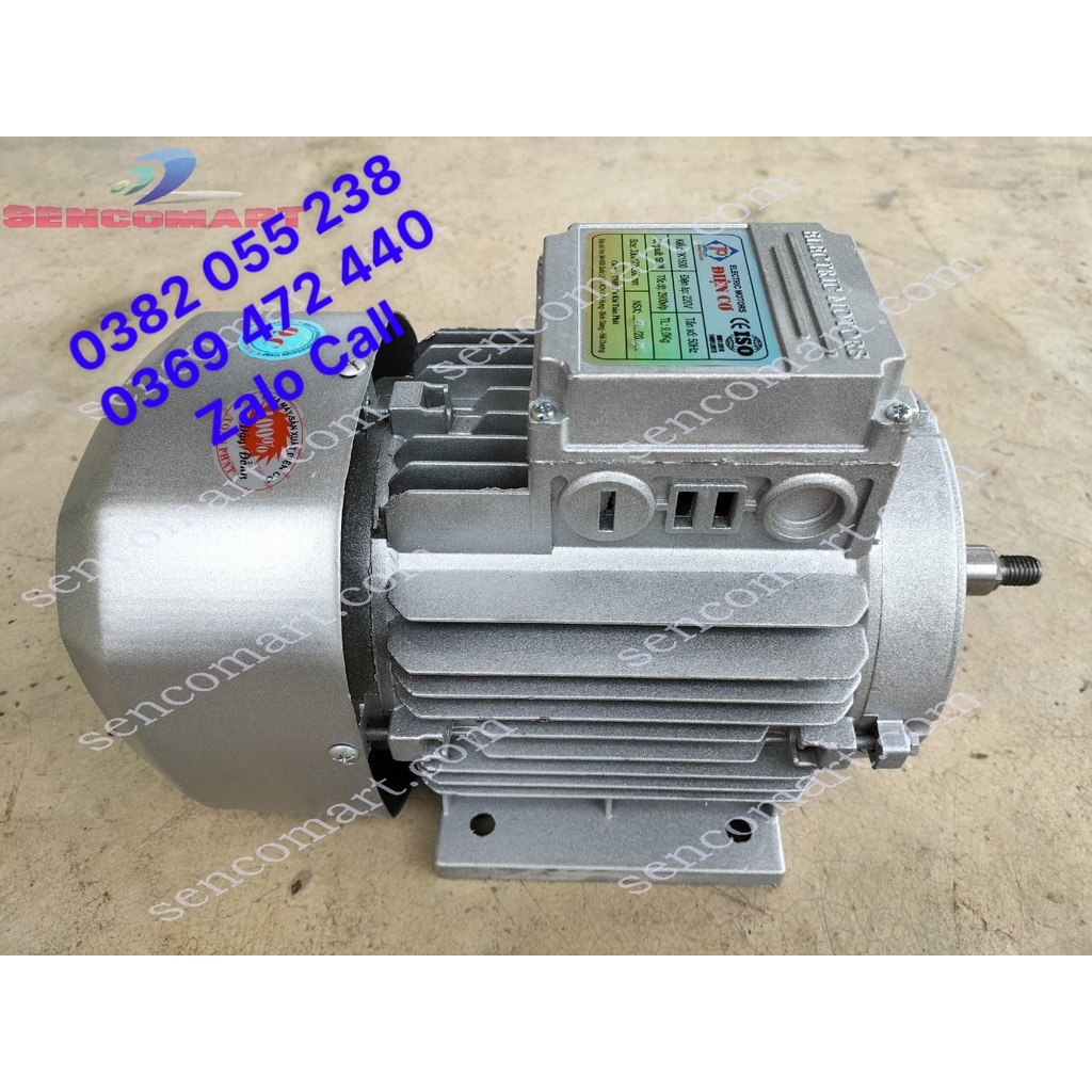 Động cơ mô tơ Toàn Phát 1,5kw điện 220v, vòng quay 2900v/p, giá tốt tại Sencomart