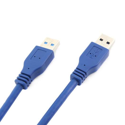 Cáp USB 2 đầu đực 3.0 dài 60Cm mét màu xanh chất lượng tốt VNET  - SPANA