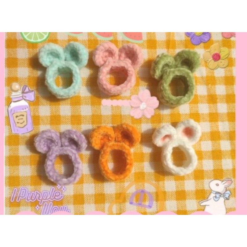 ❤️XINH XẮN❤️Nhẫn Len Thỏ,Cà Rốt,.... siu đáng iu