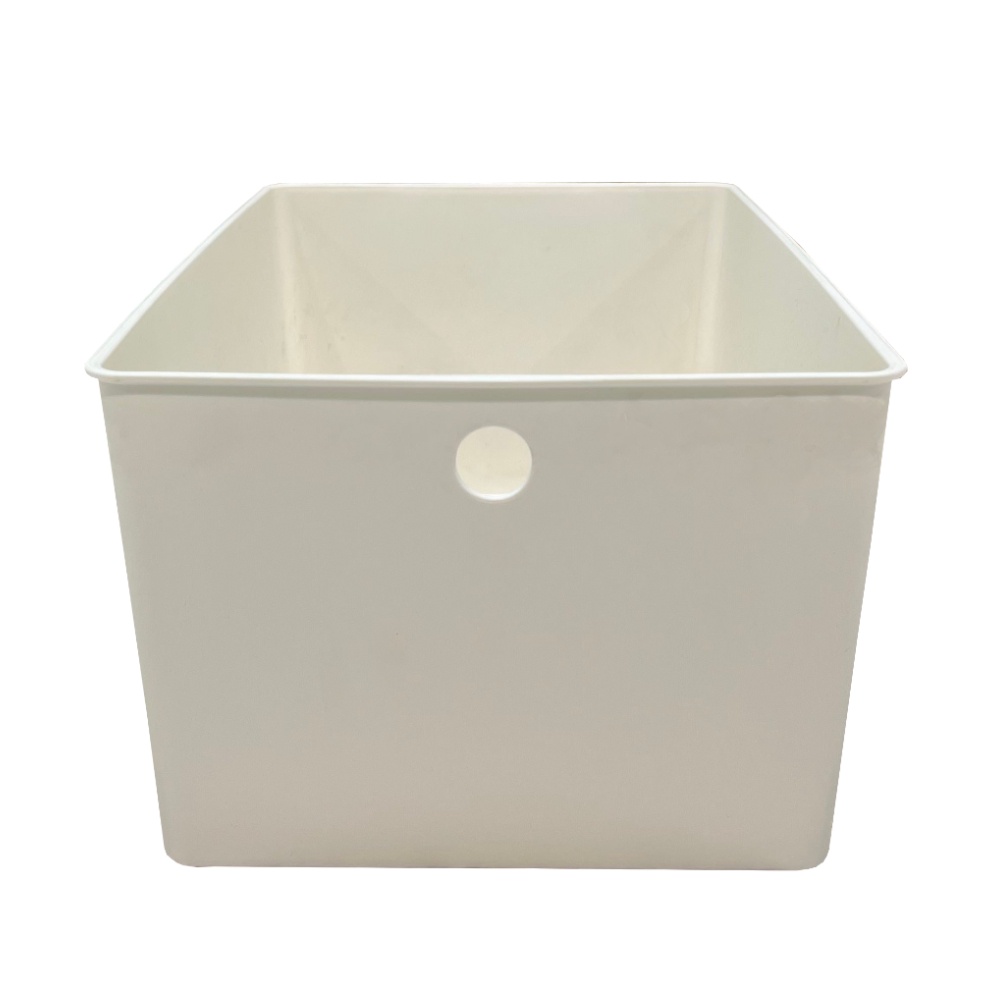HomeBase STACKO Hộp đựng đồ bằng nhựa size L MILD W21.5xD33.5xH15.5cm màu trắng