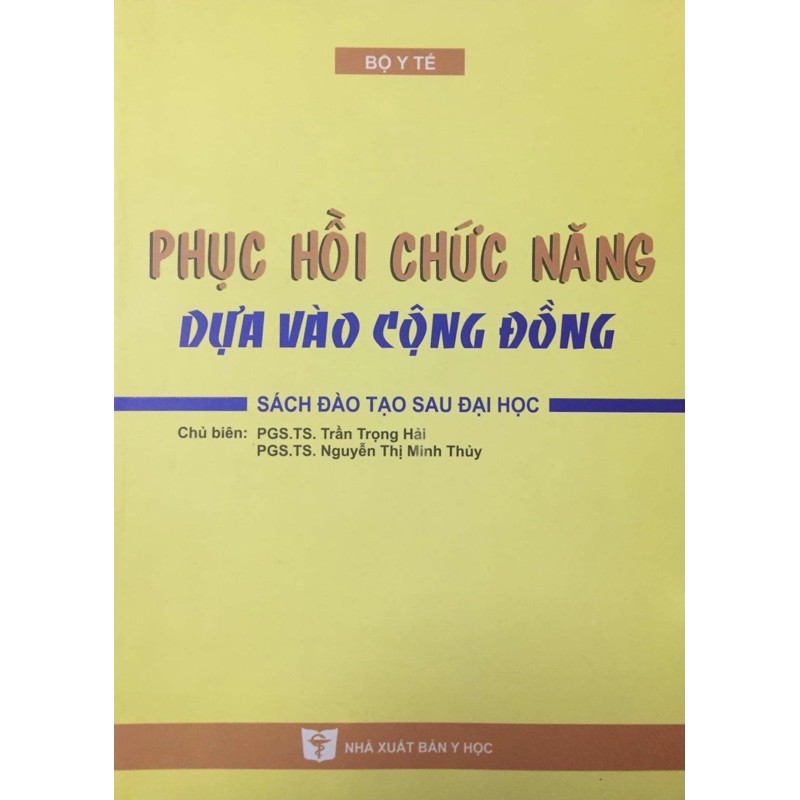 Sách - Phục Hồi chức năng dựa vào cộng đồng