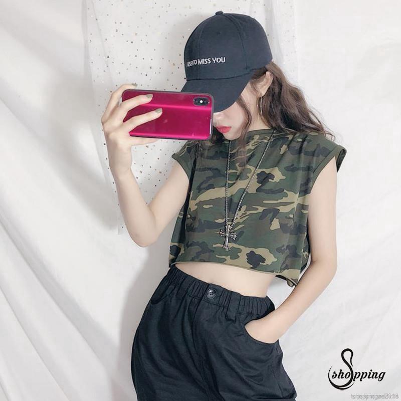 Áo nữ không tay cổ tròn họa tiết rằn ri thời trang quyến rũ | BigBuy360 - bigbuy360.vn