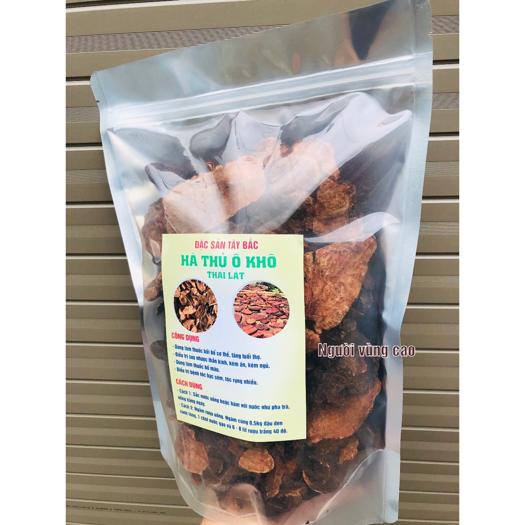 1Kg Hà Thủ Ô Đỏ Thái Lát (Khô) Giúp Đẹp Da, Tốt Với Người Tóc Bạc Sớm, Rụng Tóc