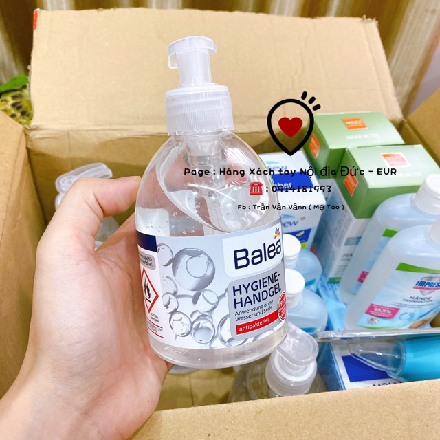 Gel Rửa Tay Kho Balea Hygiene Handgel 300ml Shopee Việt Nam
