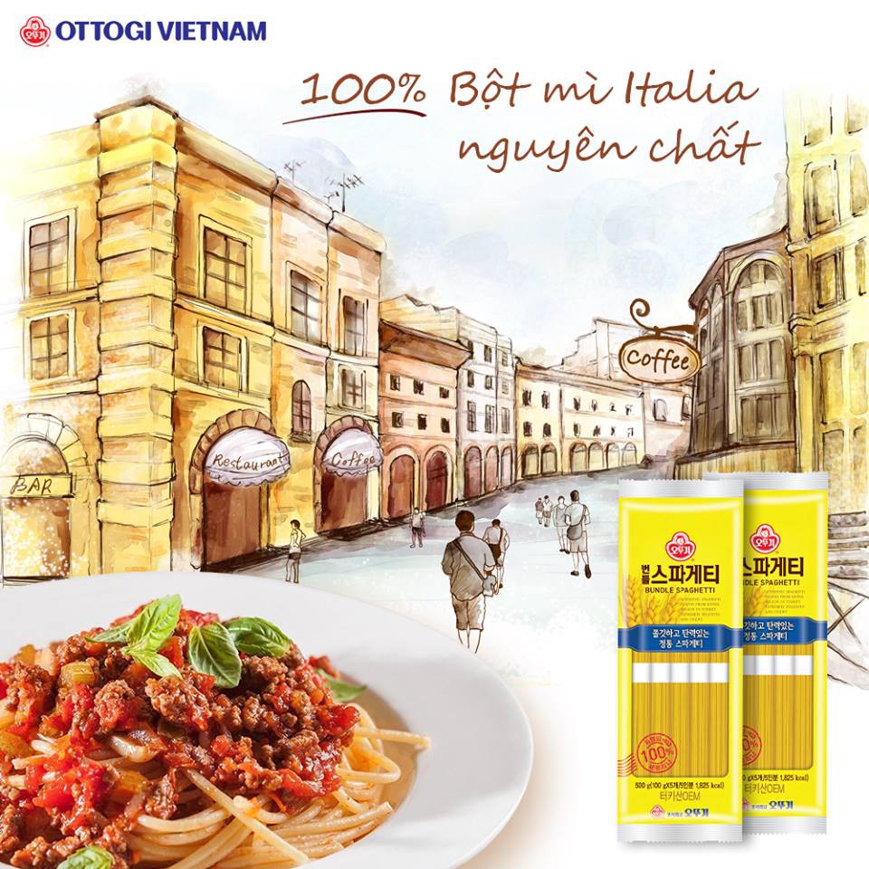 Mì Ý Spaghetti Ottogi gói 500gr