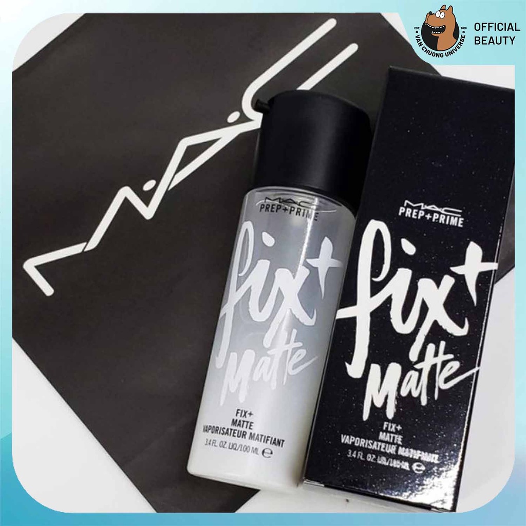 Xịt Khóa Nền M.A.C Prep+Prime Fix+ Matte (100ml) Make Up Setting Spray
