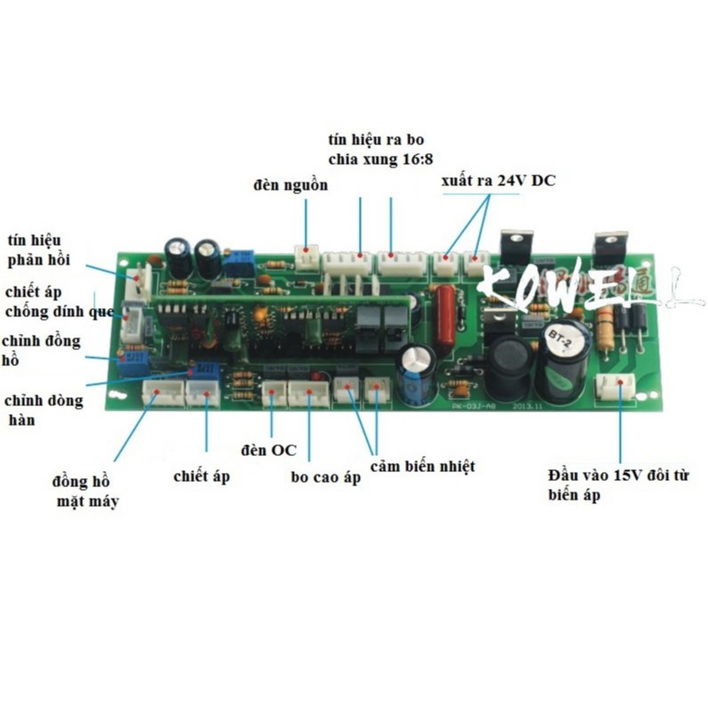 Bo mạch máy hàn que 300 Cut 60 Tig 315