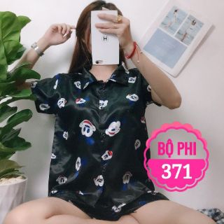 ĐỒ BỘ NỮ PHI BÓNG MICKEY QUẦN ĐÙI BPT371