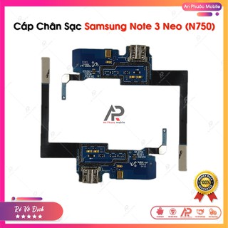 Cụm Cáp Sạc Samsung Note 3 Neo / N750 - Bo Chân Sạc Điện Thoại Samsung Galaxy Zin Bóc Máy