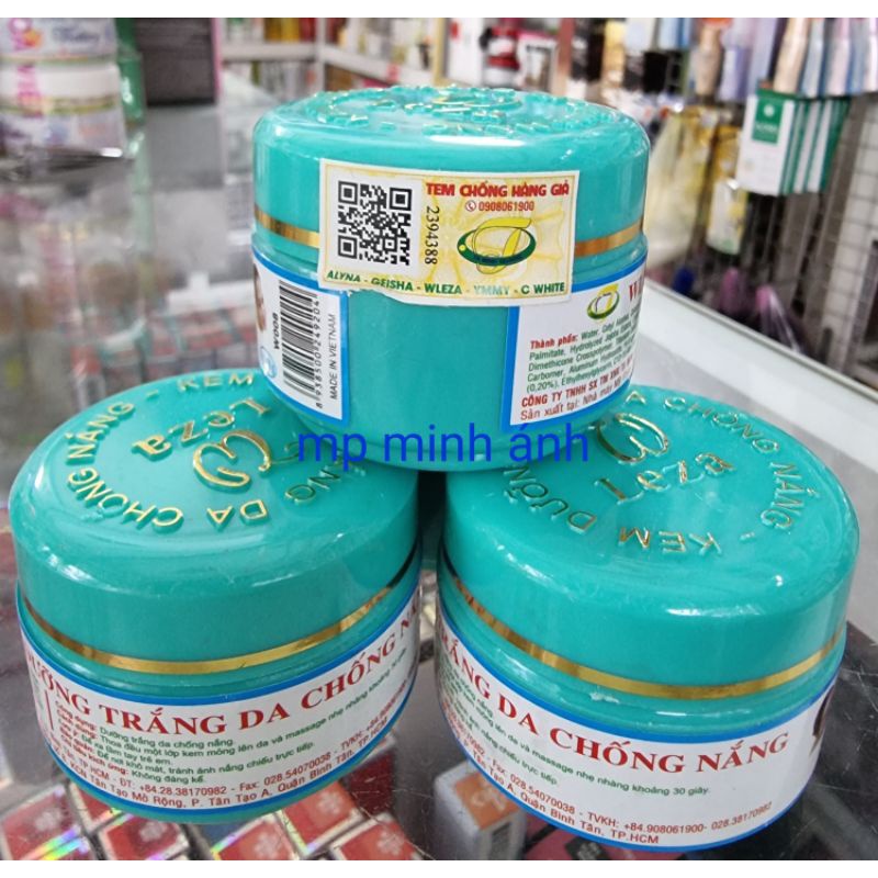 Kem wleza trần dưỡng trắng da 18gr