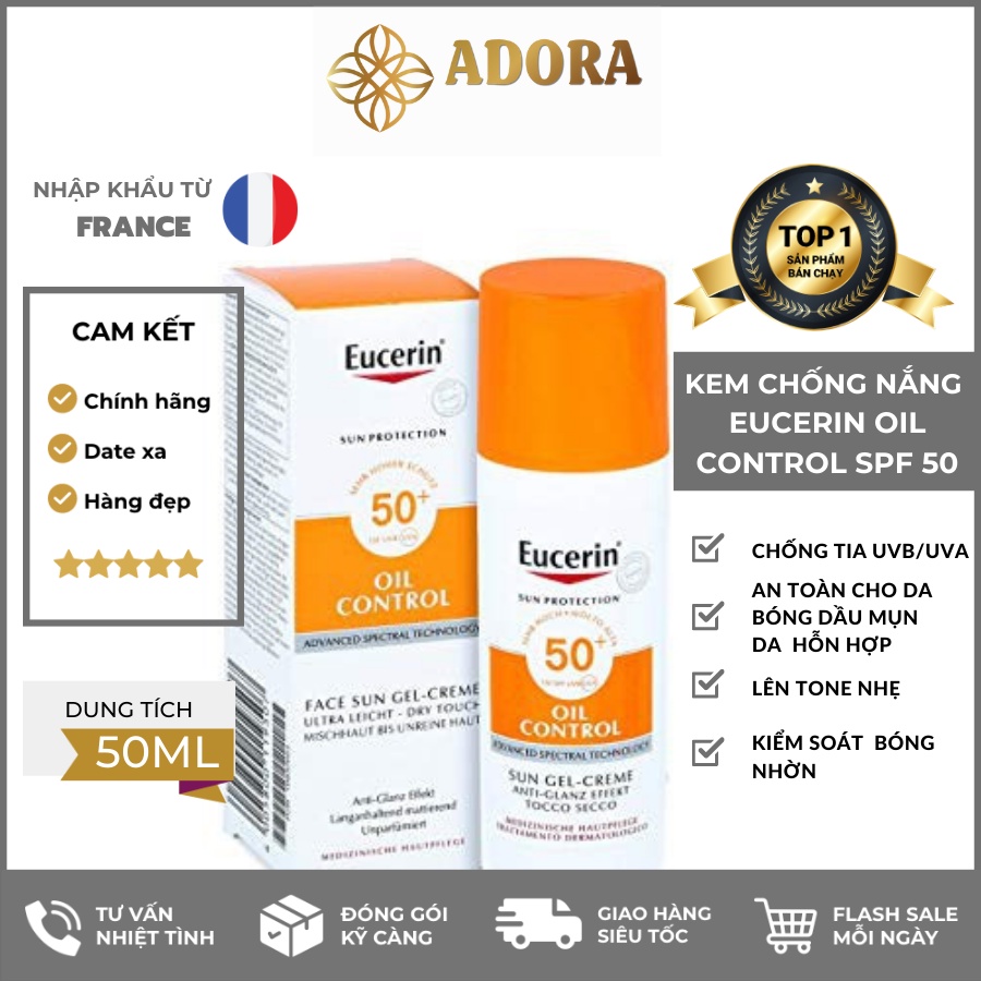 KEM CHỐNG NẮNG EUCERIN OIL CONTROL 50ML