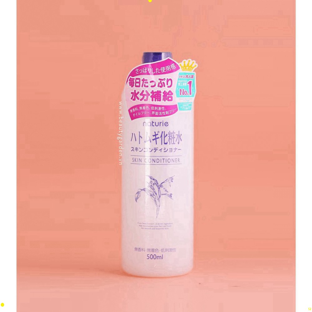 NƯỚC HOA HỒNG GẠO, nước DƯỠNG ẨM NATURIE NHẬT BẢN 500ML xvc | BigBuy360 - bigbuy360.vn