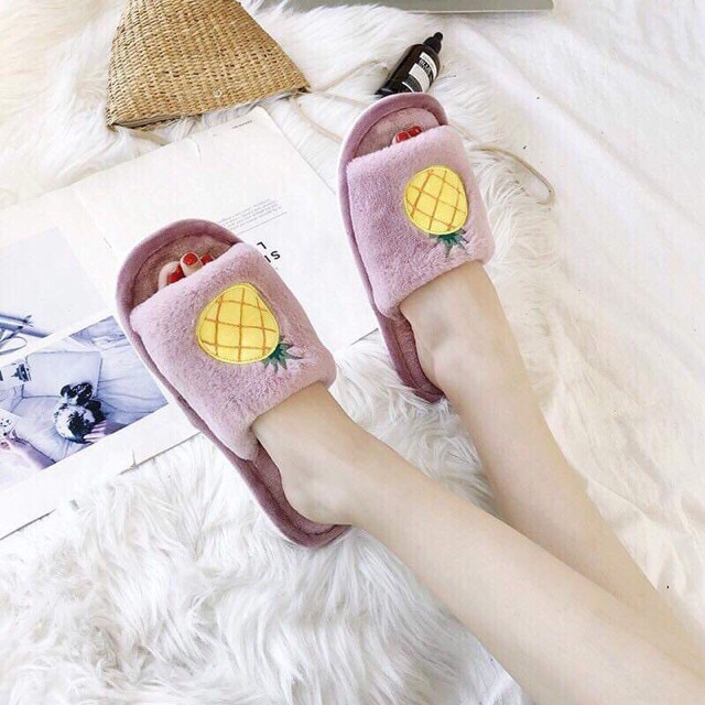 DÉP ĐI TRONG NHÀ HÌNH HOA QUẢ KUTE HÀNG LOẠI 1