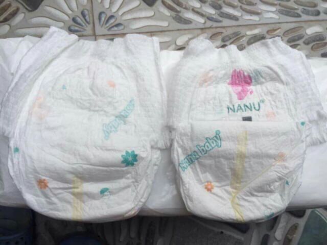 Combo 100 miếng tã bỉm dán/quần NANU baby cho bé - đủ size M/L/XL/XXL/XXXL