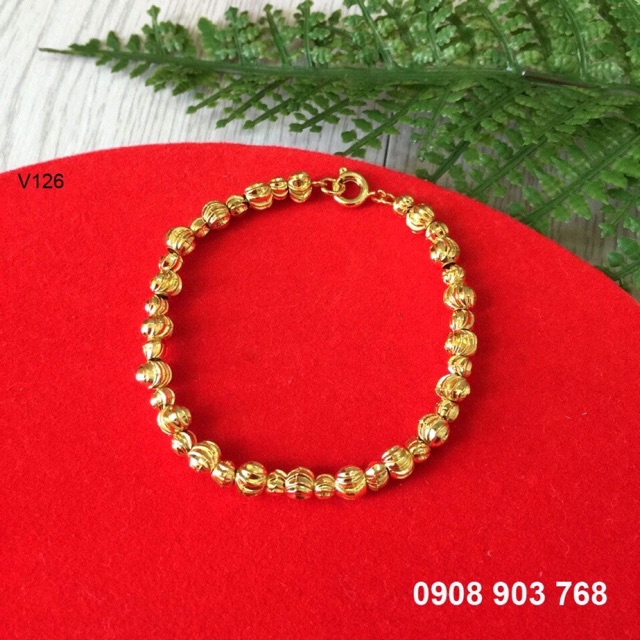 Vòng bi xi vàng 18k cao cấp V126 Phát Lộc