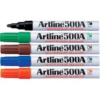 Bút lông artline 500A có nhiều màu xanh đen đỏ xanh cam