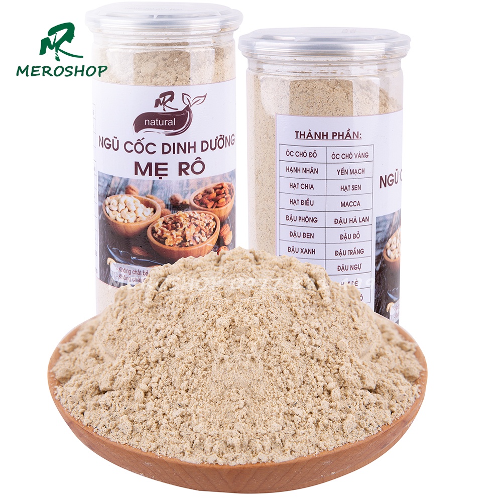 1KG BỘT NGŨ CỐC CHO BẦU - LỢI SỮA - TĂNG CÂN - GIẢM CÂN SHOP MẸ RÔ ( HỘP LỚN)