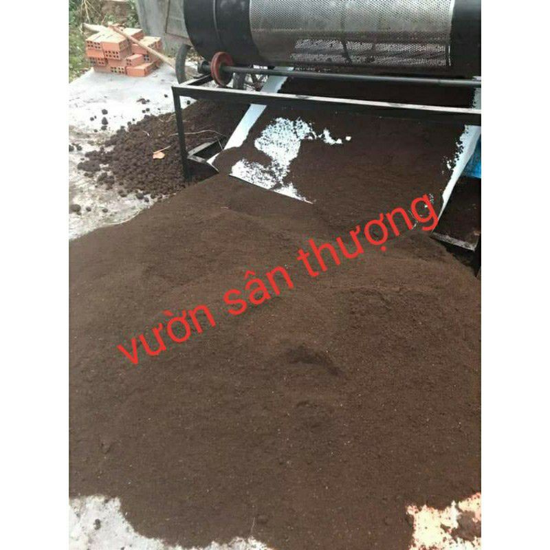 1kg Phân Trùn Quế đã Xử Lý Chai Từ bao Nguyên 10kg, Cung Cấp Chất Dinh Dưỡng Cho Rau, Củ, Quả, Hoa, Dâu, Hương Thảo