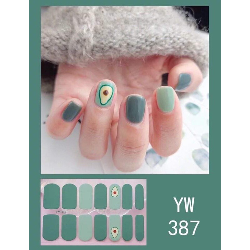 Dán móng tay maso 383-396 mâuz cute