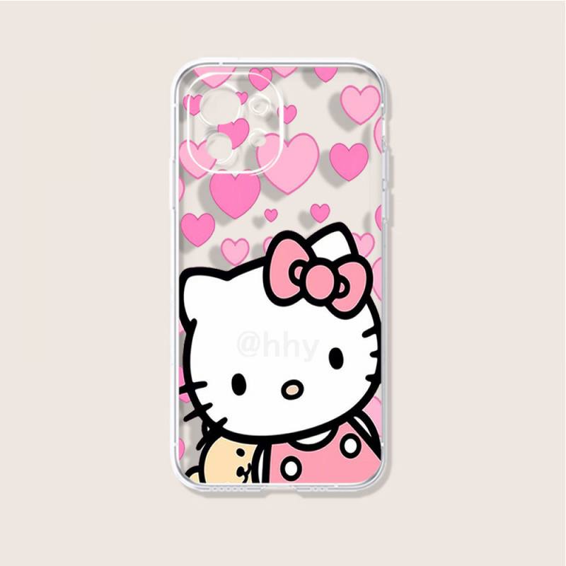 Ốp Điện Thoại Tpu Mềm Chống Sốc In hello Kitty Cho iPhone 14 11 12 13 pro max XS X XR XSMax 7 8 6 6s plus SE 2020