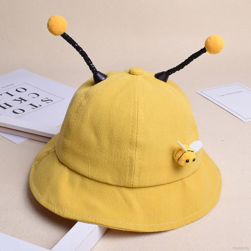 Nón Bucket hoạ tiết hoạt hình phong cách Hàn Quốc cho bé