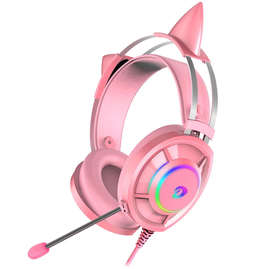 Tai nghe Gaming Dareu EH469 Queen 7.1 RGB Led - Hồng Pink Có Tai Mèo | BigBuy360 - bigbuy360.vn
