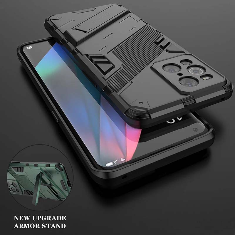 Ốp Lưng Giáp Cứng Có Chân Chống Cho Điện Thoại Oppo A53 A74 A93 A53S A32 A33 A94 A95 F17Pro F19