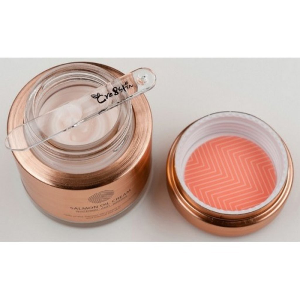 Kem Dưỡng Dầu Cá Hồi Cre8skin Salmon Oil Cream 80gr [Hàng cắt seal để kiểm tra chất lượng sản phẩm]