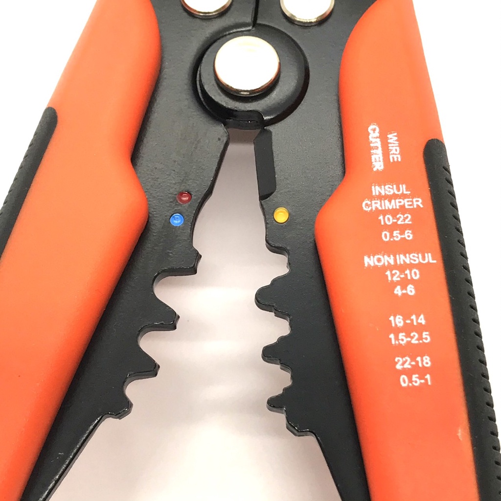 Kìm tuốt dây điện-dây cáp-bấm cos đa năng 0.2 - 6mm