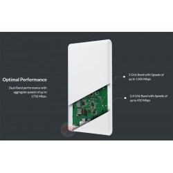 Thiết bị wifi Ubiquiti Unifi AC Mesh Pro 1750Mbps Outdoorsupport 200 user  - Hàng chính hãng FPT