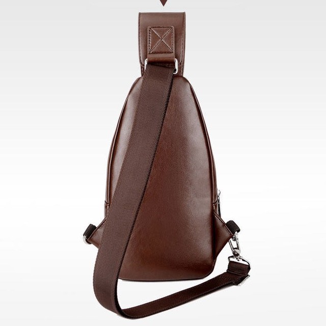 Túi Đeo Chéo Nam Da Trơn DHV16 Cao Cấp, Không Sờn Cũ, Không Bạc Màu Sau Thời Gian Dài | BigBuy360 - bigbuy360.vn