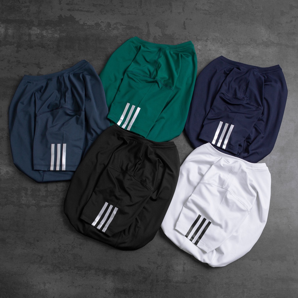 Áo thun nam thể thao vải tiêu Adidas M42120 - in logo + viền tay 3 sọc