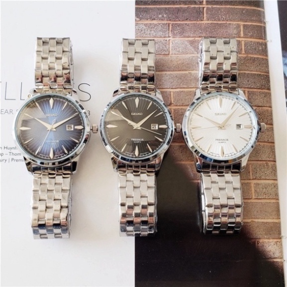 Đồng hồ nam Seiko dây kim loại, đồng hồ nam cao cấp, giá rẻ, sang trọng, định hướng phong cách cho skmei, rolex.