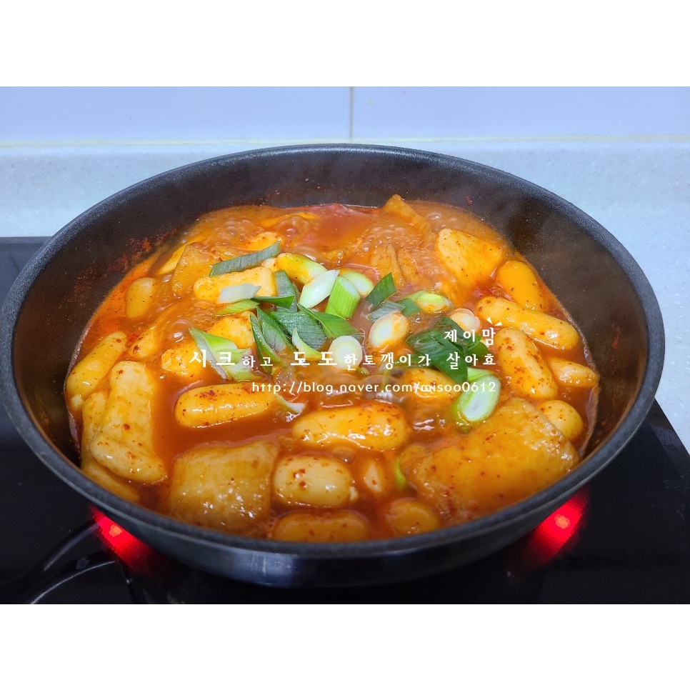 Combo nấu tokbokki nhân phô mai Tèobokki