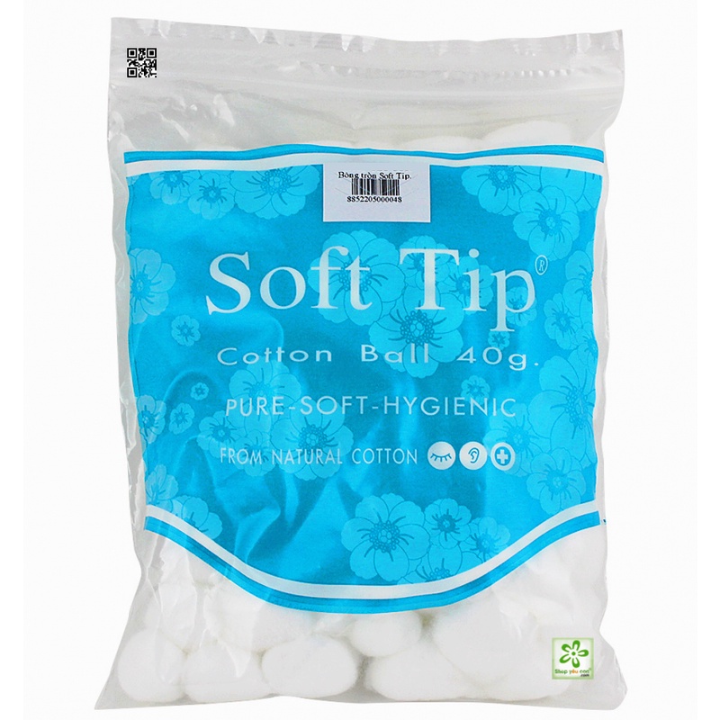 Bông gòn Soft Tip Thái Lan - Hỗ trợ đút tai cho mẹ sau sinh để tránh tiếng động mạnh, tẩy trang, vệ sinh cho bé ở rốn,..