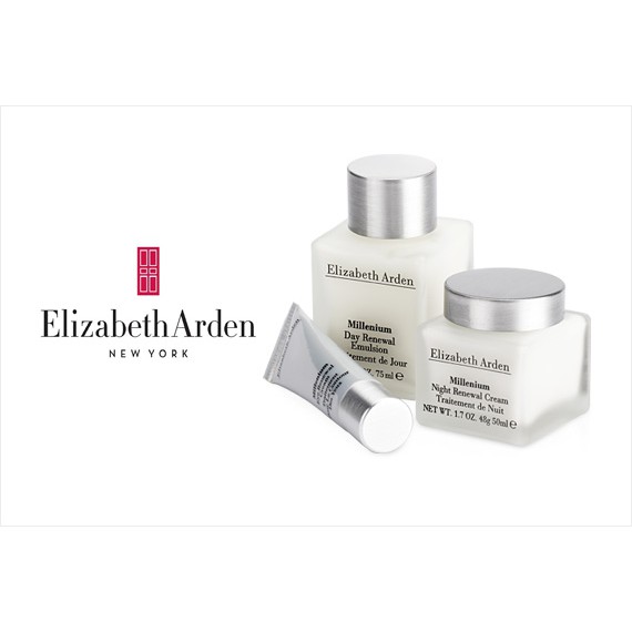 Bộ 3 kem dưỡng da ELIZABETH ARDEN Millenium Day, Night, Eye Renewal Cream Emulsion