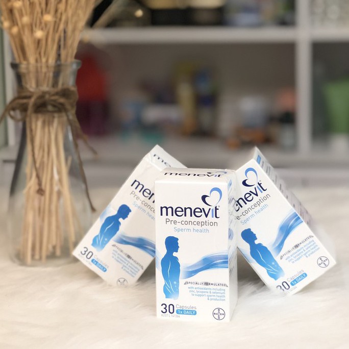 Viên uống Menevit nâng cao chất lượng tinh trùng 90 viên của Úc