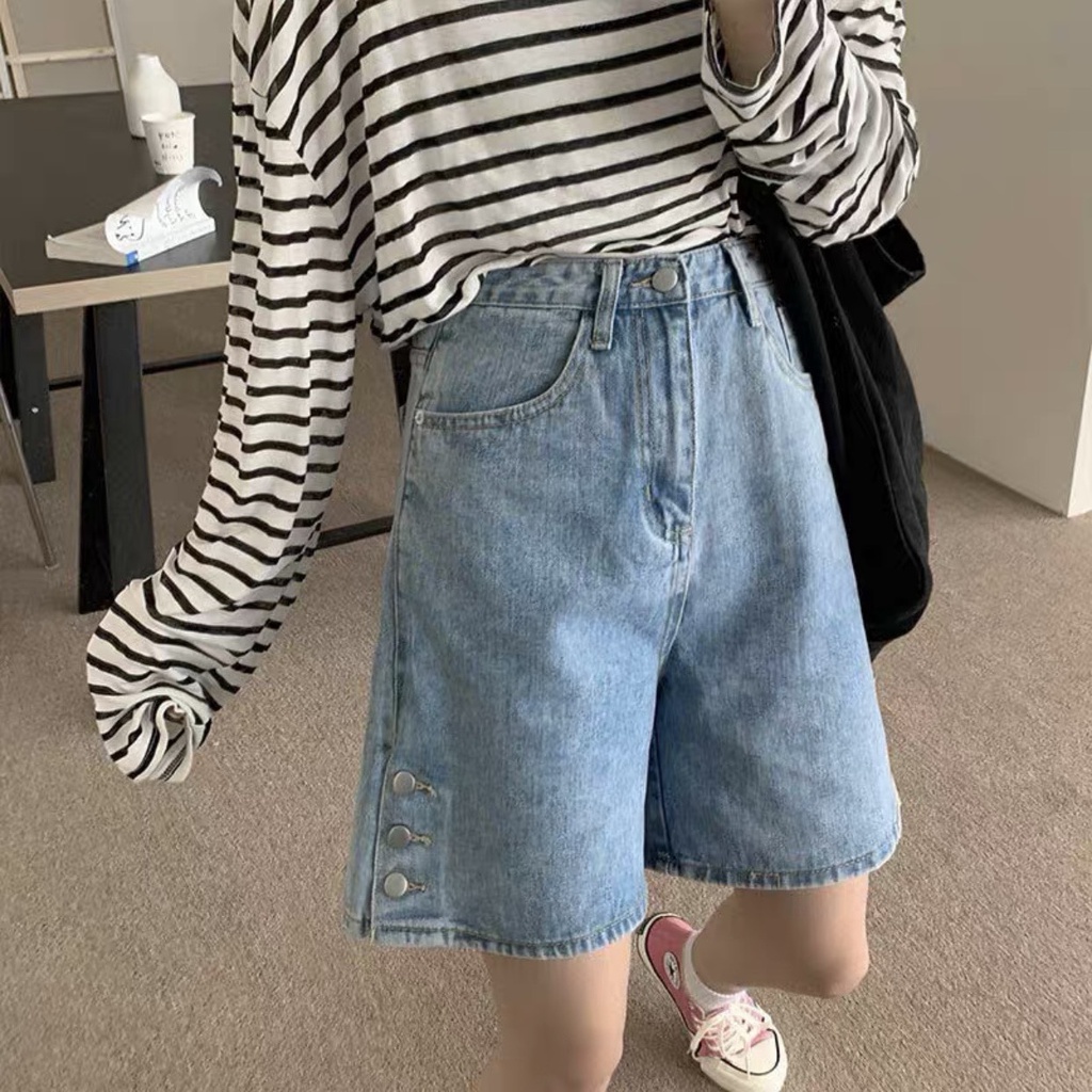 Quần Ngố Lửng Ống Rộng Chuẩn form ULZZANG