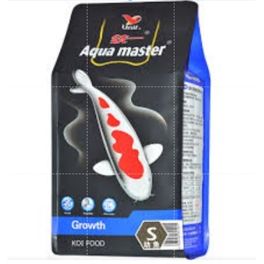 Aqua master -Thức ăn viên cho các loại cá chép koi chiết lẽ size s- chiết lẽ Hạt chìm  hi Growth L