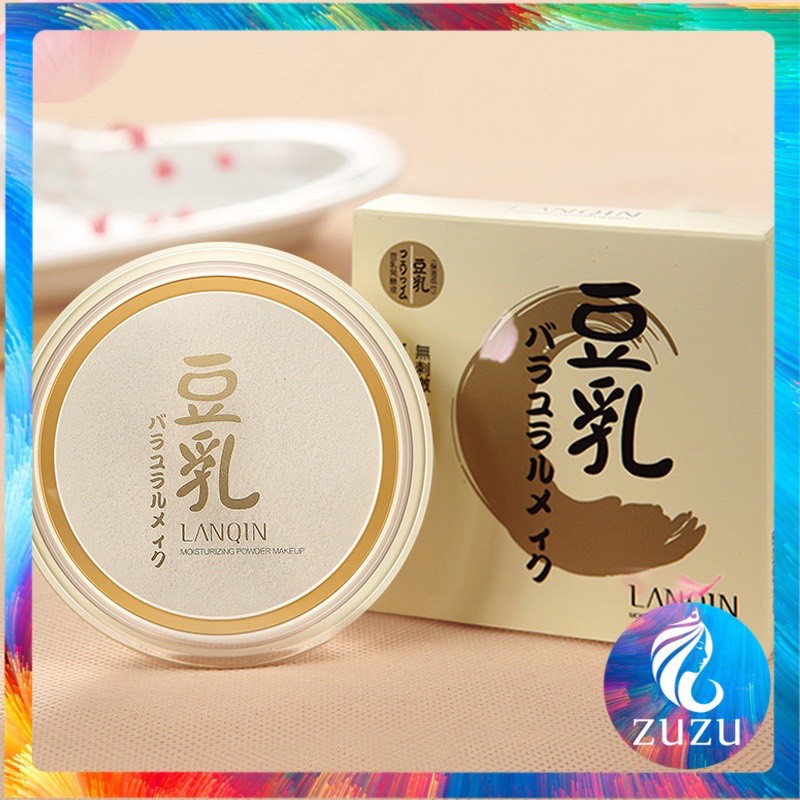 [P01] Phấn phủ dạng nén, Phấn nền Lideal Chiết Xuất Đậu Nành Cao Cấp làm sáng da giữ lớp trang điểm lâu trôi