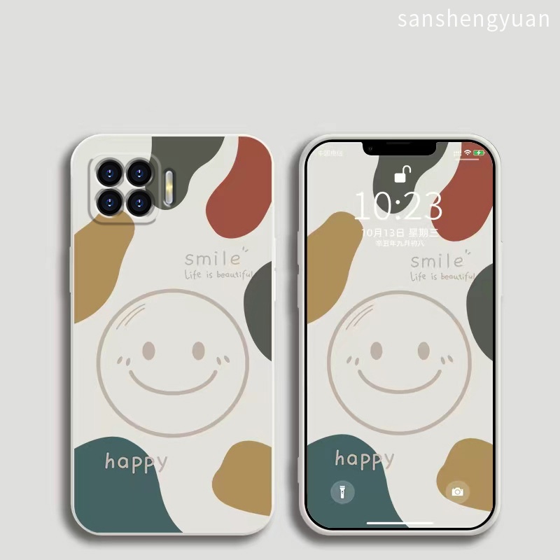 Ốp Điện Thoại Silicone Mềm Màu Trơn Cho oppo a93 F17 Pro oppo reno 4F oppo reno4 F