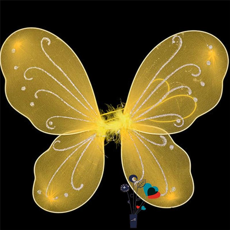 Set Cánh Bướm Và Chân Váy Xòe Hóa Trang Cho Bé Gái